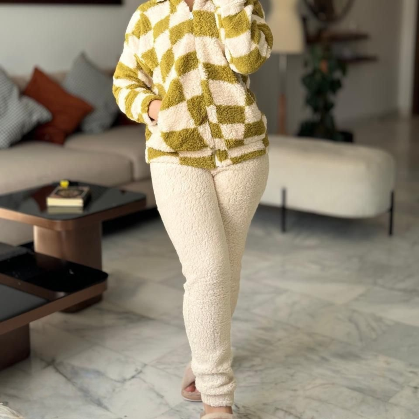 Pyjama en Laine Ultra-Doux – Confort & Chaleur Assurés