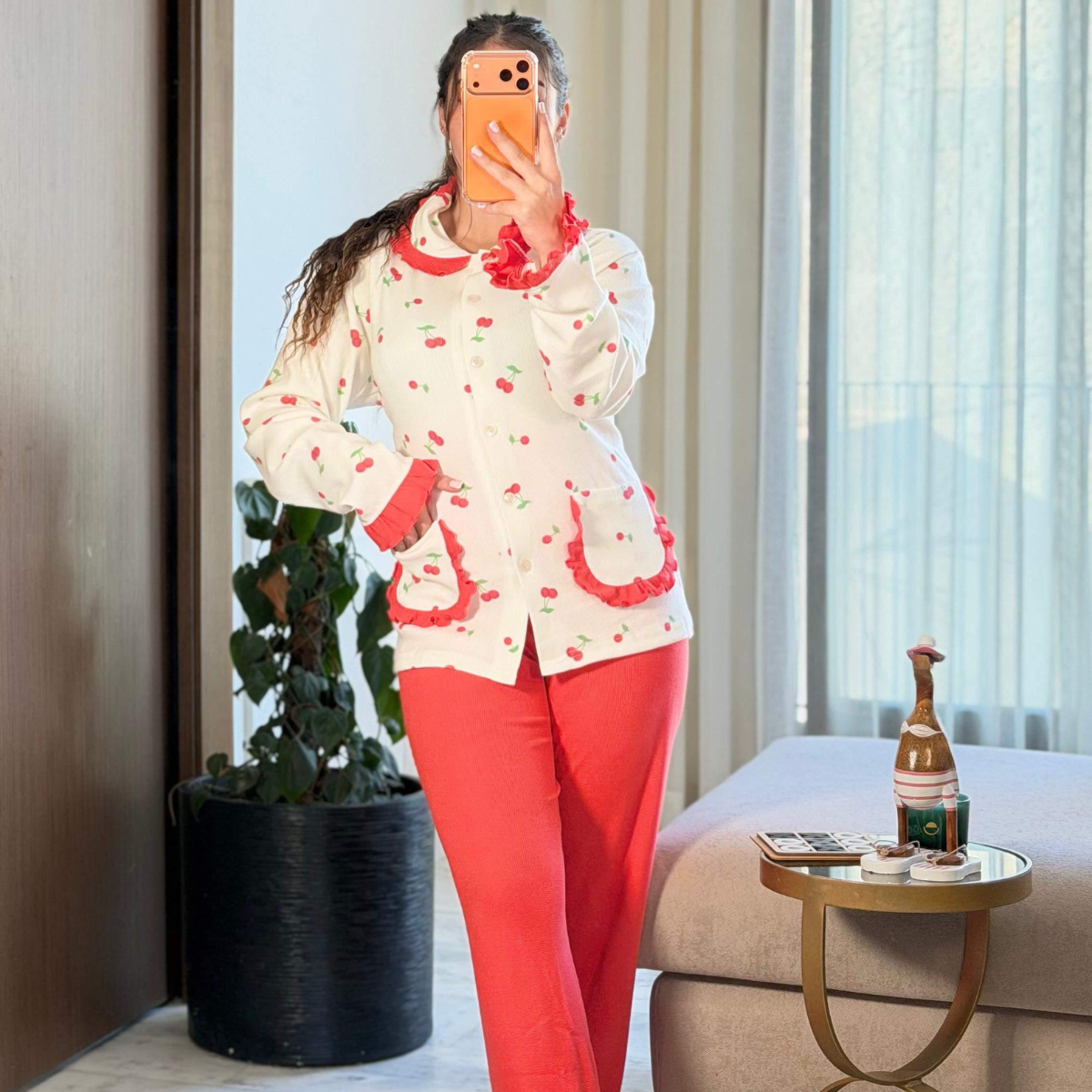 Pyjama 2 Pièces en Dentelle – Élégance & Confort pour vos Nuits