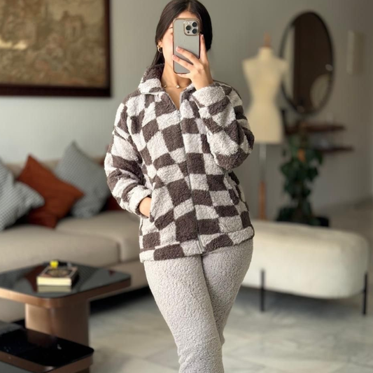 Pyjama en Laine Ultra-Doux – Confort & Chaleur Assurés